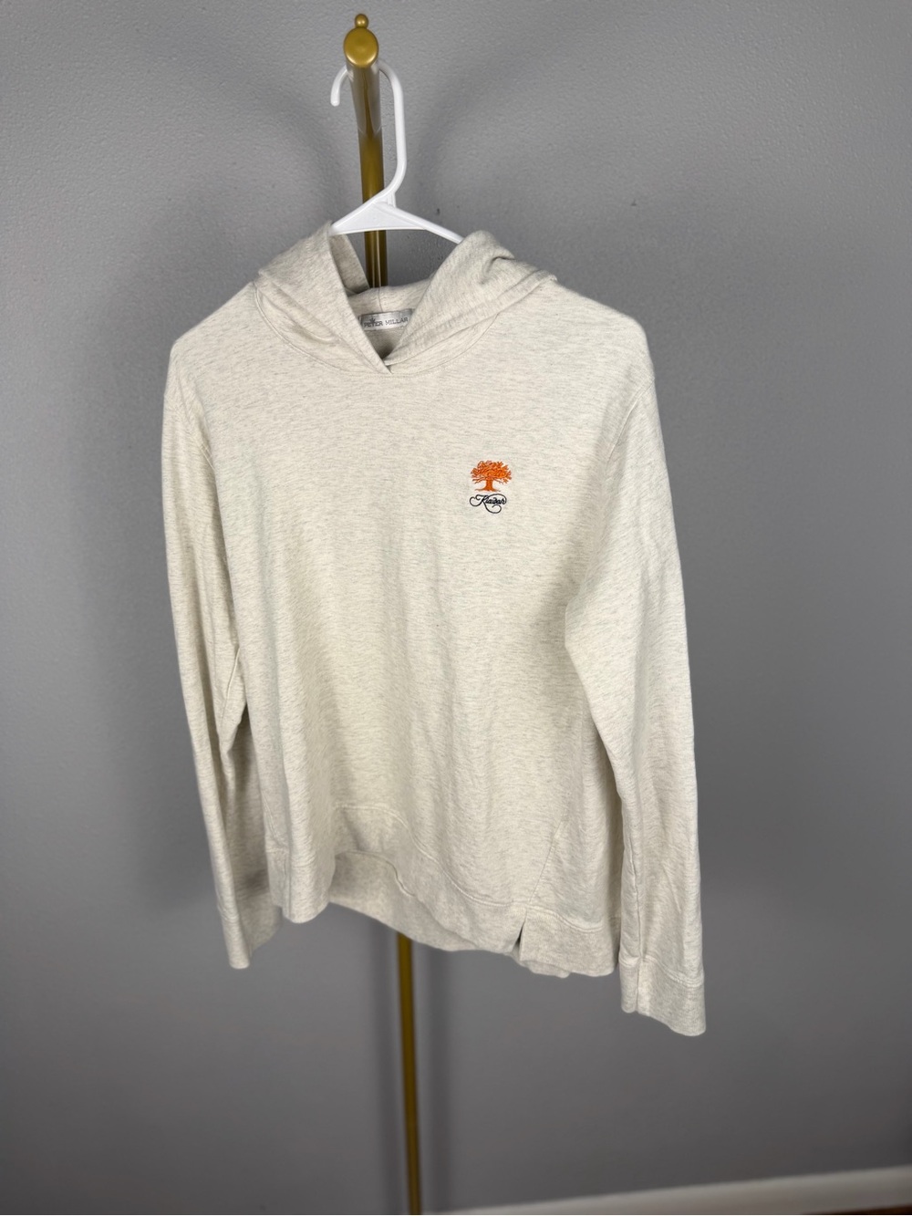 Peter Millar Women’s Kiawah Island Golf Hoodie Oatmeal Size Large - Picture 6 of 6